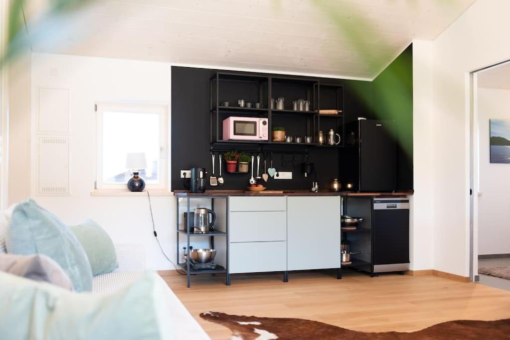 Exklusives Design-Apartment & Sauna Warngau Luaran gambar